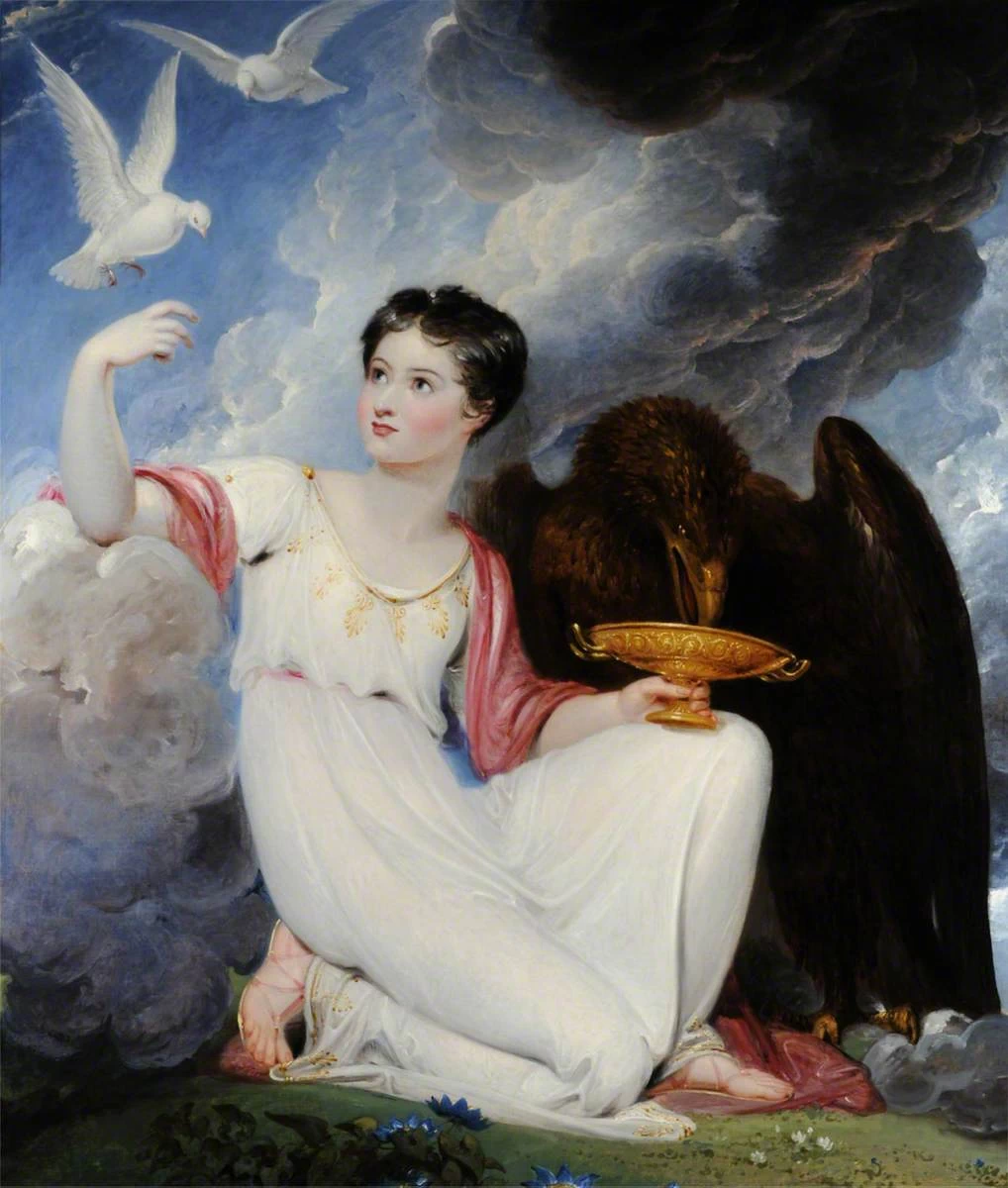 Lady Charlotte Harley, in seguito Lady Charlotte Bacon, come Ebe - National Trust